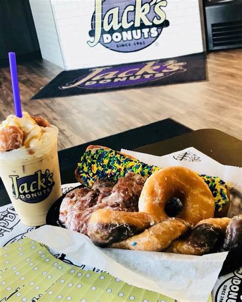 Jacks doughnuts. Restaurants. Jack's Donuts Menu Prices. Average Prices. PriceListo is not associated with Jack's Donuts. Edited by: Editorial Staff •. Updated on: March 23, 2024. … 