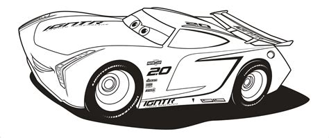 Jackson Storm Coloring Page