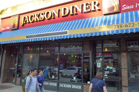 Jackson diner jackson heights. 3 Jackson Diner, 37-47 74th St (Subway: E F R M to Roosevelt Ave., or 7 to 74th Street), ☏ +1-718-672-1232. 7 days, lunch and dinner. Best known Indian restaurant in Jackson Heights, serving vegetarian and non-vegetarian North Indian cuisine. Lunch buffet on weekdays. Inexpensive. 