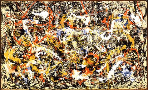 The Jackson Pollock Convergence 1000 Piece Jigsaw Puzzle is thoughtfully conceived and engagingly intricate. Jackson Pollock (American, 1912-1956) first absorbed what appealed to him from the Regionalists, Mexican muralists, and Surrealists, then worked for the Federal Art Project from 1938 to 1942. By the mid–1940s Pollock was painting in a wholly abstract manner, and in …. 