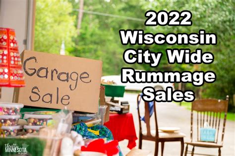 February 2 ·. The first four 2024 City-Wide Sales have been added to the BIG List. More to come soon! If you run or sponsor a City, Village, Town, or Community-Wide sale, please 'CLAIM' or 'ADD' your 2024 sale to Wisconsin's MOST popular City-Wide Sale list now to get the most exposure. Keep in mind, that there is a small fee to list your .... 