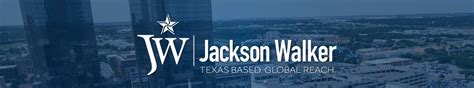Jackson walker llp. Things To Know About Jackson walker llp. 