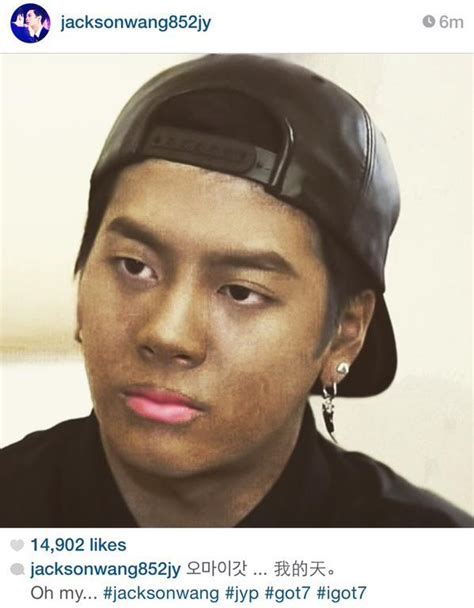 Jackson wang black face