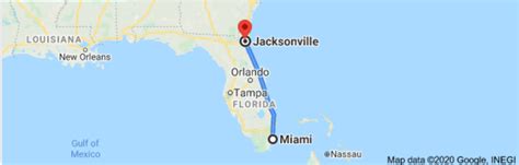  The total cost of driving from Jacksonville, FL to Miami, FL (one-way) is $49.72 at current gas prices. The round trip cost would be $99.44 to go from Jacksonville, FL to Miami, FL and back to Jacksonville, FL again. Regular fuel costs are around $3.60 per gallon for your trip. This calculation assumes that your vehicle gets an average gas ... . 