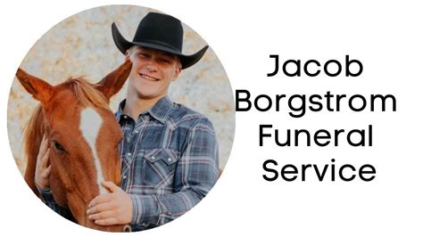  On Thursday June 15, 2023, Jacob Lawrence Borgstrom was called home to God unexpectedly. Funeral services will be on June 27th at 11:00am at Lord of Life Lut... . 