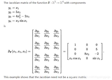 Jacobian Matrix And Determinant Wikipedia