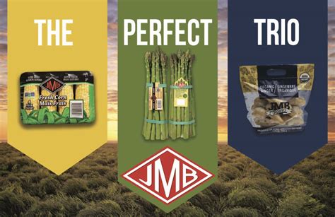 Jacobs malcolm and burtt. JMB supplies premium asparagus from California, Mexico, and Peru allowing us to provide constant supply with year-round availability. Our goal is to provide the highest quality, freshest and best tasting asparagus to our customers both domestically and internationally. Our asparagus is available in conventional and organic. Various pack sizes include: Conventional Asparagus Standard Pack ... 