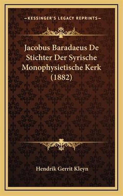 Jacobus baradaeüs: de stichter der syrische monophysietische kerk. - International financial management madura solution manual.