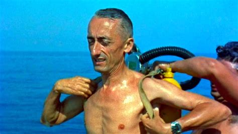 Jacques Cousteau throws dynamite at fish in the first documentary …