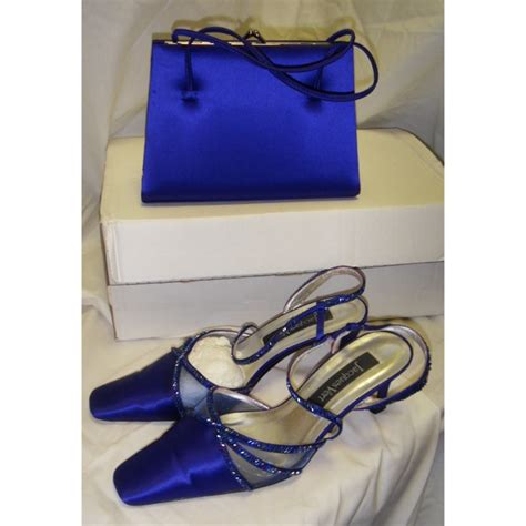 Jacques Vert Bluebell Designer Shoes And Handbag Set #378