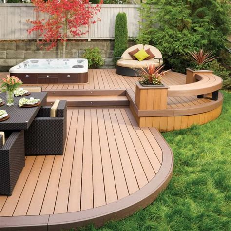 Jacuzzi deck. Home Outdoors Yard & Garden Structures Deck & Patio. The 9 Best Hot Tubs for a Spa-Like Feel in Your Very Own Backyard Mary Henn Updated: Feb. 28, 2024. Whether you need a large option or a portable pick, the best hot tub offers serious relaxation. ... Jacuzzi is one of the most well-known brand names available. 