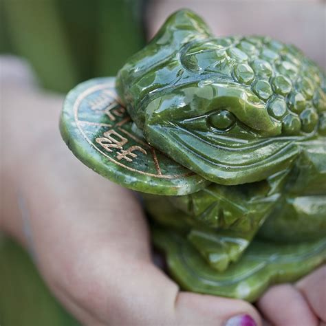 Jade Money Frogs for good luck and massive …