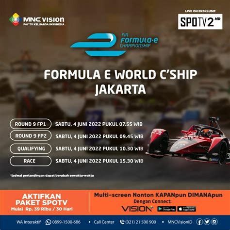 Jadwal Siaran Langsung Formula E Jakarta, Race Sore Ini Jam …