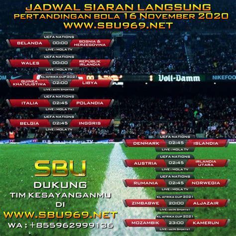 Jadwal bola di tv hari ini. Pola slot mania hari.