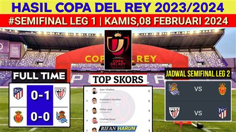 Jadwal copa del rey 2024. Main buat hk malam.