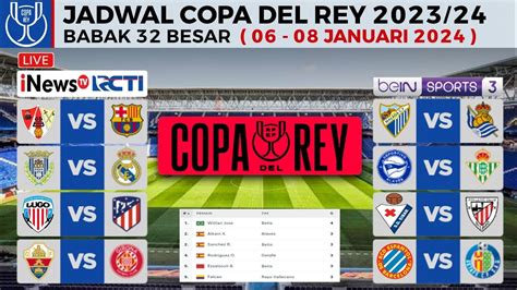 Jadwal copa del rey 2024. Singapore.