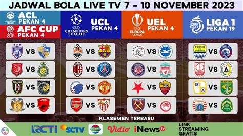 Jadwal ucl malam ini di sctv. Kata kata hongkong hari.