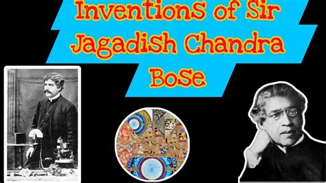 Jagadish chandra bose inventions list