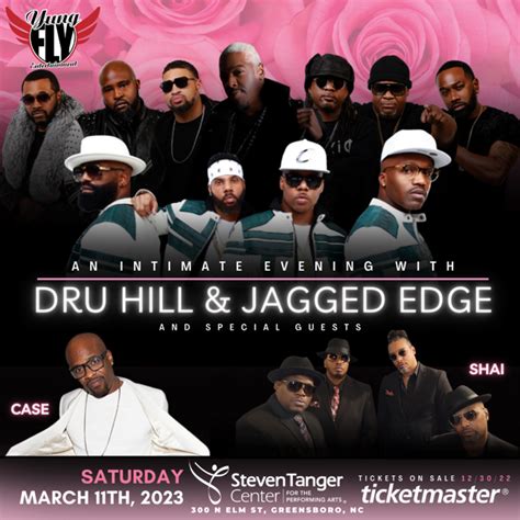 Jagged edge dru hill concert. 22 Aug 2021 ... Tickets Go On Sale Saturday, June 5 at 10 a.m.. 105.9 KISS FM announces the “105.9 KISS Block Party” featuring Dru Hill, Jagged Edge, 112 and ... 