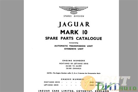 Jaguar mk10 1965 repair service manual. - Vehicle repair guide 1996 lincoln town car.