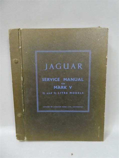 Jaguar service manual for mark v. - Business continuity management system a complete guide to implementing iso.