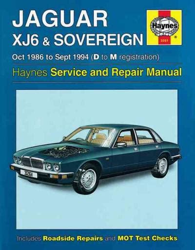 Jaguar xj6 and sovereign haynes service and repair manual series. - Briggs and stratton engine service manuals.