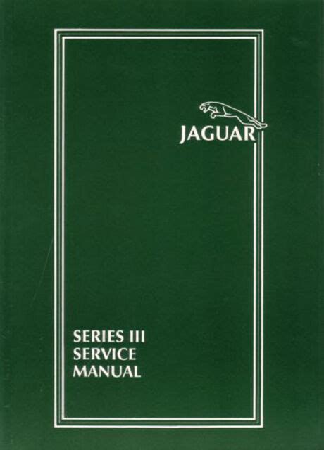 Jaguar xj6 xj12 range service repair manual download 1994 1997. - Lely 320 disc mower part manual.