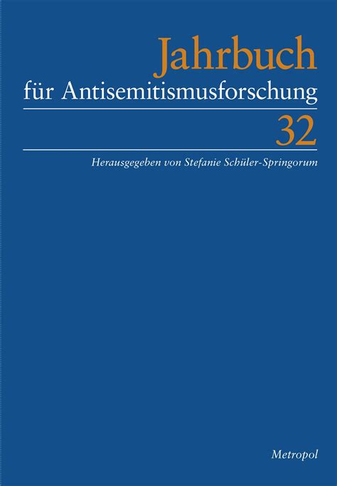 Jahrbuch f ur antisemitismusforschung, vol. - Ecoturismo - sistemas naturales y urbanos - 20 ed..