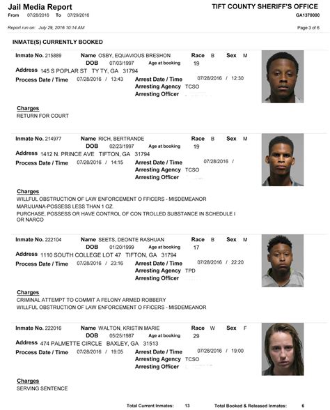 Jail report. The Jail Report is a weekly publication created by Rickabaugh Publishing, LLC. Mugshots do not indicate guilt. They are simply a record of the charge made by law enforcement. Suspects pictured or named are innocent unless proven guilty in a court of law. All persons listed have only been charged unless otherwise stated. 