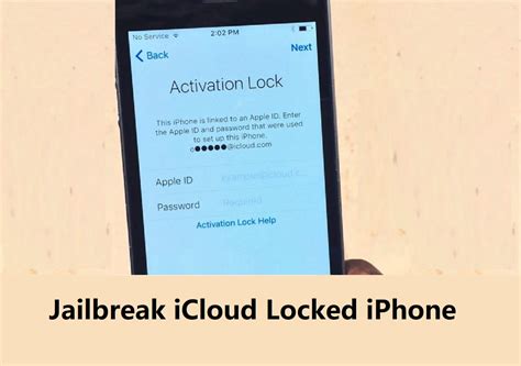 Jailbreak iphone icloud lock