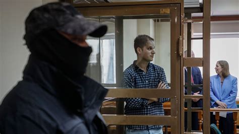 Jailed Wall Street Journal reporter Evan Gershkovich appears at a Moscow court to appeal his arrest