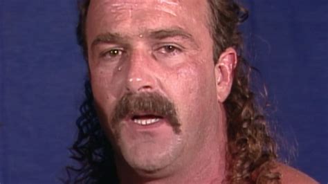 Jake "the Snake" Roberts cuts a promo on the Ultimat
