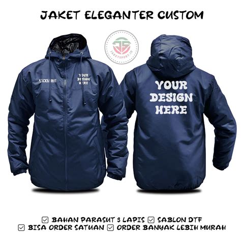 Jaket Parasut Custom
