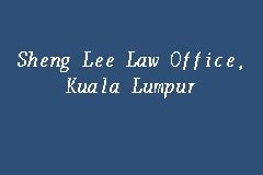 Jalan Tun Razak Lawyer and Law Firm List