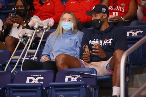 Jalen Suggs and Paige Bueckers attended the Mystics’ home opener