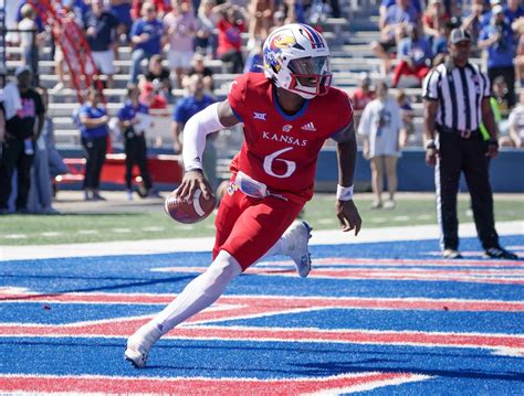 Kansas QB Jalon Daniels injury updates. Daniels has been listed as a game-time decision for Kansas' 3:30 p.m. ET matchup against the Texas Longhorns on Saturday. His backup is Jason Bean, who has surpassed 1,200 passing yards this season, adding 14 touchdowns in the air and four on the ground.. 