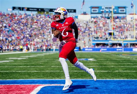 Jalon Daniels, QB, Kansas. The year is 2022, and after years of being college football’s whipping boys, the Kansas Jayhawks are careering towards national relevance at an alarming rate. Undefeated through three games, Lance Leipold’s team has put up convincing wins against teams you would have expected them to lose to before the season.. 