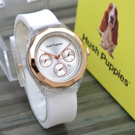 Jam tangan wanita hush puppies set bulat 【Logo mahkota raja png】