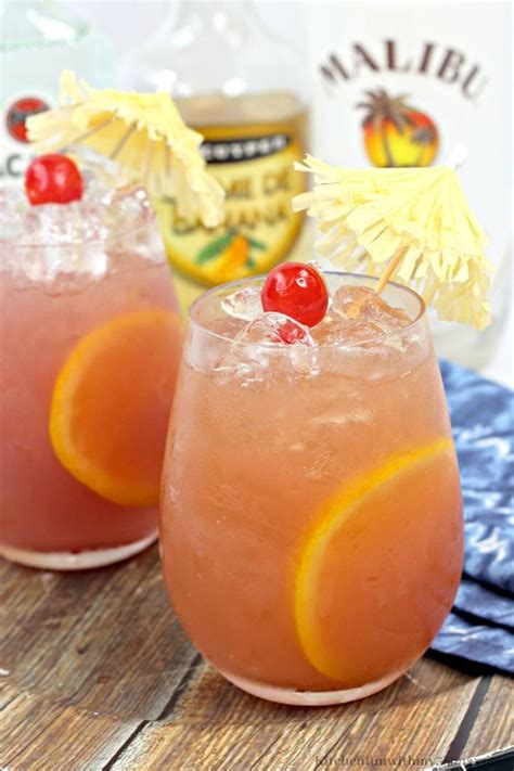 Jamaica me crazy. The Jamaican Me Crazy cocktail is a vibrant and colorful drink that will impress your guests at any party or gathering. The combination of rum, pineapple juice, orange juice, grenadine, and a splash of coconut rum creates a tropical flavor explosion that is sure to delight your taste buds. 