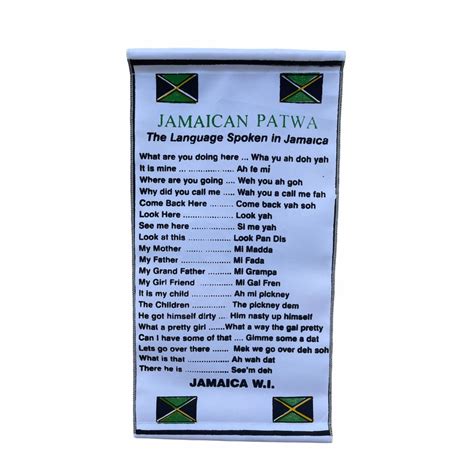 Jamaikanische patois wörter und phrasen patwa lernen über 1000 patois wörter und bedeutungen auf einfache weise jamaica guide. - 1988 chevy monte carlo electrical manual wiring diagra.