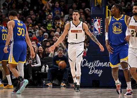 Jamal Murray scores 28 to lead Nuggets to Christmas Day win over Warriors