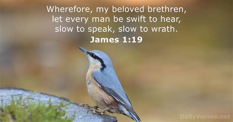 James 1:19 - Bible