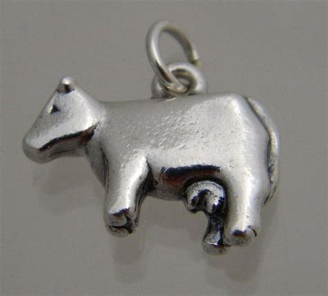 James Avery Cow Charm 3D Sterling Silver Retired Farm …