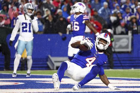 James Cook, Bills dominate on ground, end Cowboys’ five-game win streak with 31-10 victory
