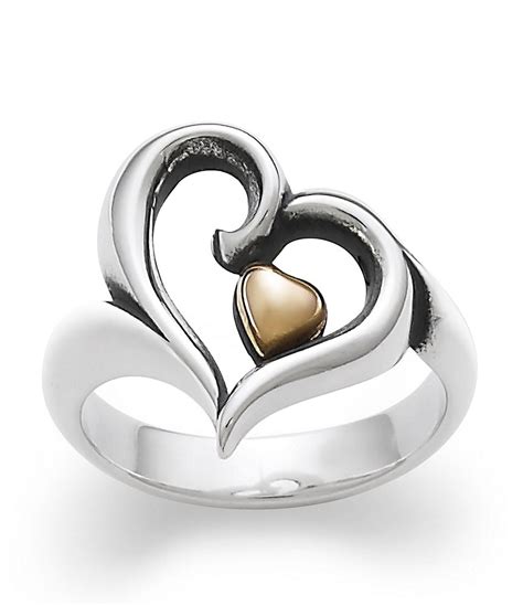 James avery heart ring. Simple and sweet. The message of the Pure Heart Ring is unpretentious and true. This lovely, little ring is available in 14K gold or sterling silver. 