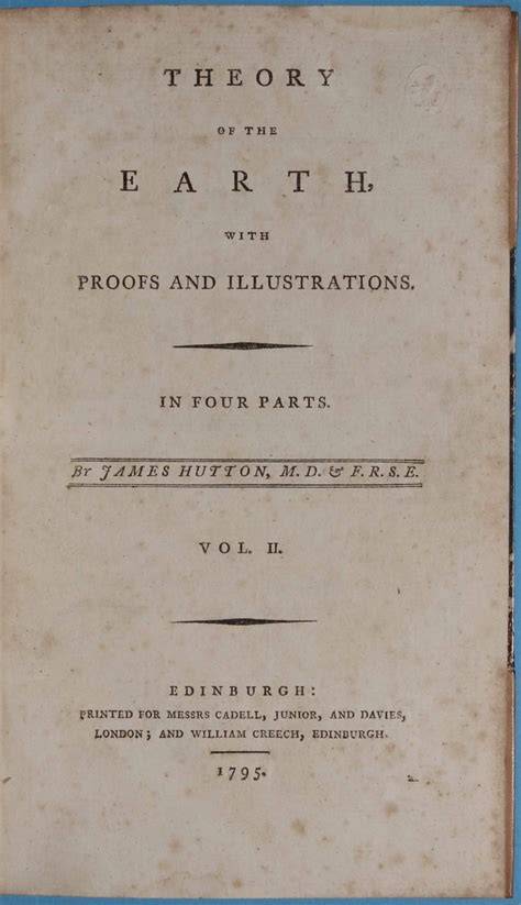 James hutton theory