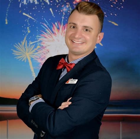 James love cruise director. This is why love my job. Guest comment: “Jammin’ James was another team member that really stood out to us. On the day that we arrived at port later in the day, he was the only one standing on the... 