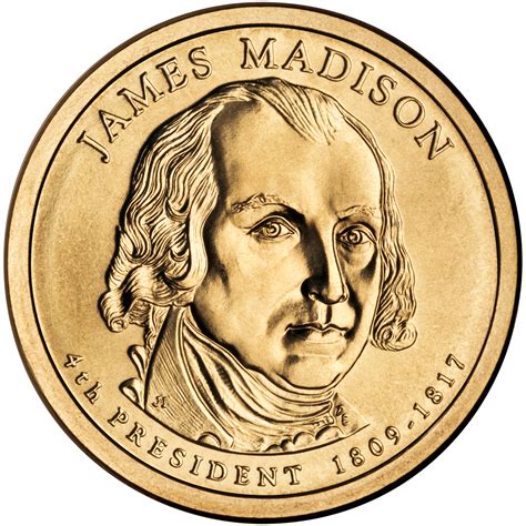 The 2007-P One dollar is part of a series of Presidential dollar coins struck from 2007-Present. The specific variety is James Madison. Struck in Philadelphia and designated as a Business (MS) strike, this coin is made of Copper & Brass.. 