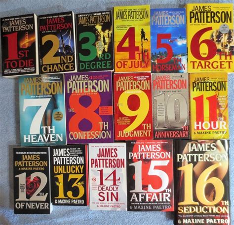 James patterson author book list