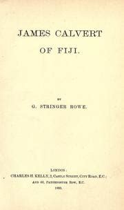 Full Download James Calvert Of Fiji By George Stringer Rowe